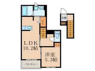 カーサ・アスールの物件間取画像